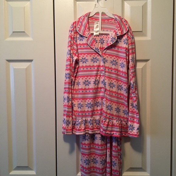JESSICA SIMPSON NWT AUTHENTIC CUTE GIRL TWO-PIECE SLEEPWEAR - Picture 1 of 16